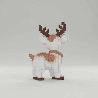 Schattig hertje | Bouwsteentjes