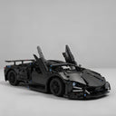 Luxe zwarte sport auto | Bouwsteentjes
