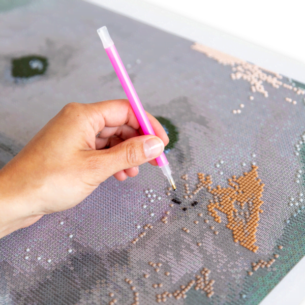 Blauwe vlinder | Kalender | Diamond painting
