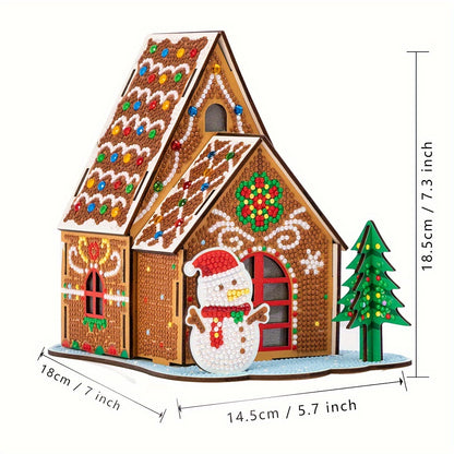 Kerst huis | Bouwpakket | Diamond painting