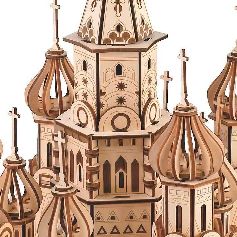 St. Basil'S Kathedraal | Houten Bouwpakket