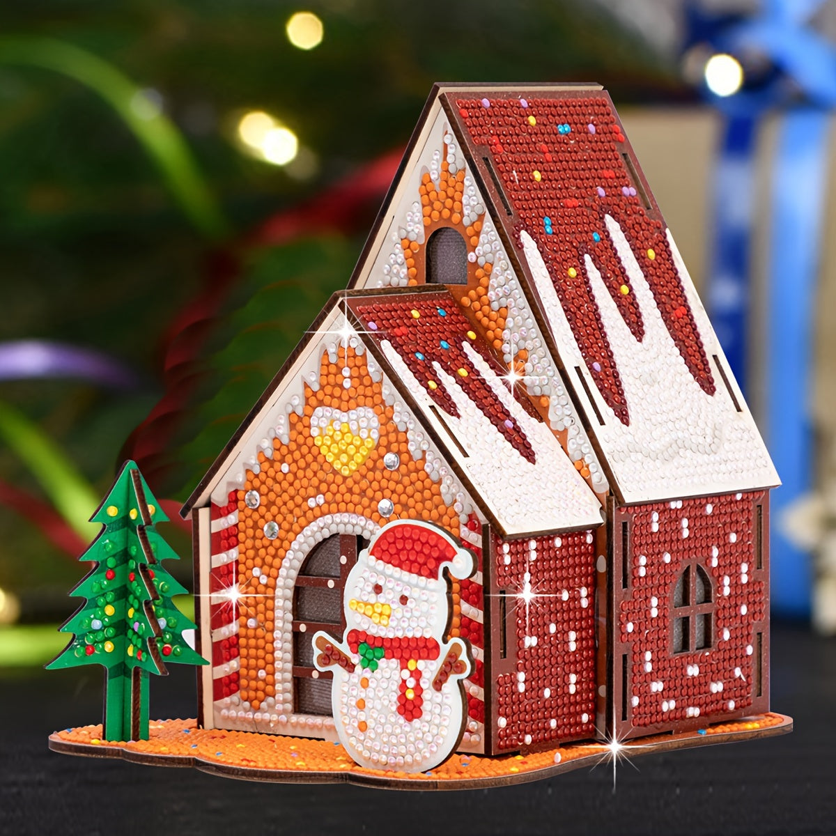 Kerst huis | Bouwpakket | Diamond painting