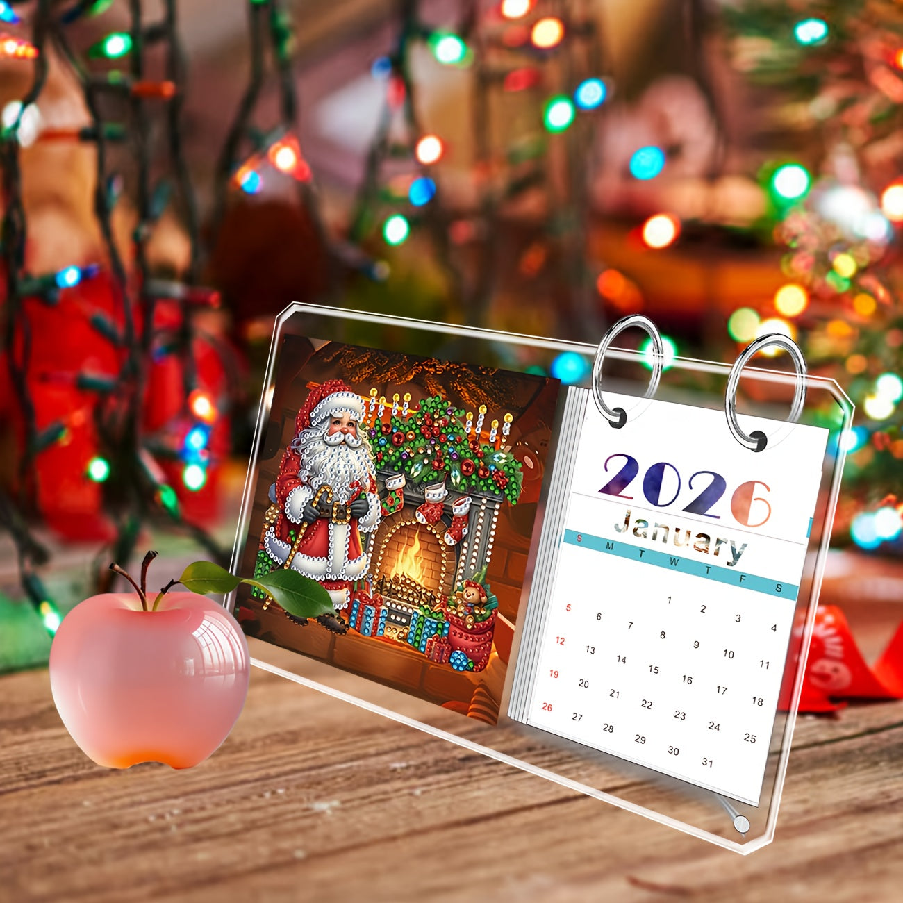 Kerstman | Staande kalender  | Diamond painting