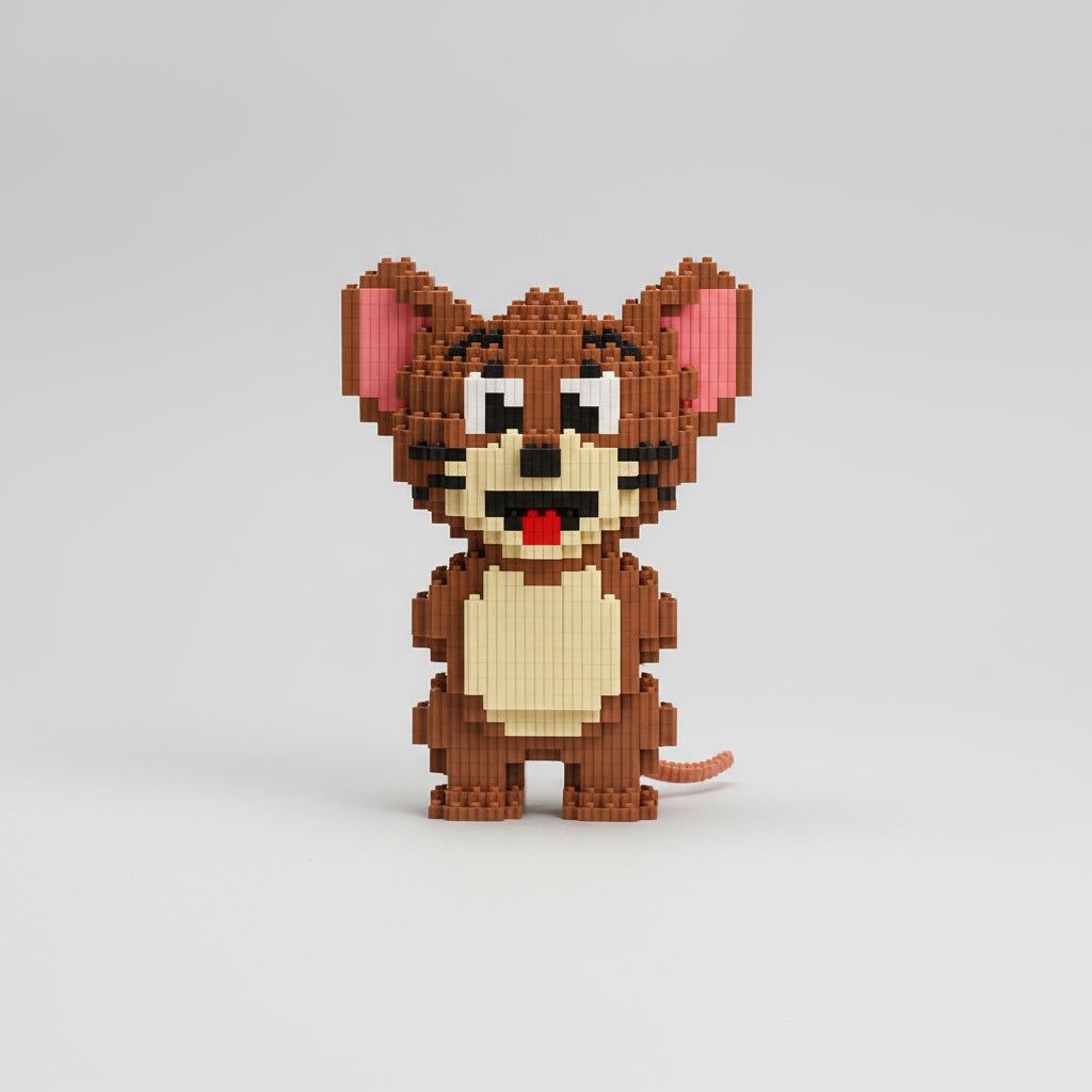 Bruine muis | Bouwsteentjes