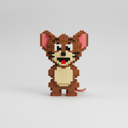 Bruine muis | Bouwsteentjes