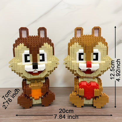 Eekhoorns met hart | Bouwsteentjes