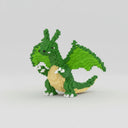 Groene draak | Bouwsteentjes