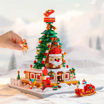 Kerstboom huis | Bouwsteentjes