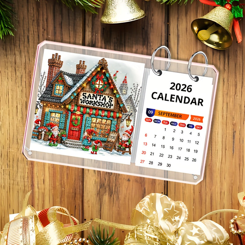 Kerst winkel | Staande kalender | Diamond painting
