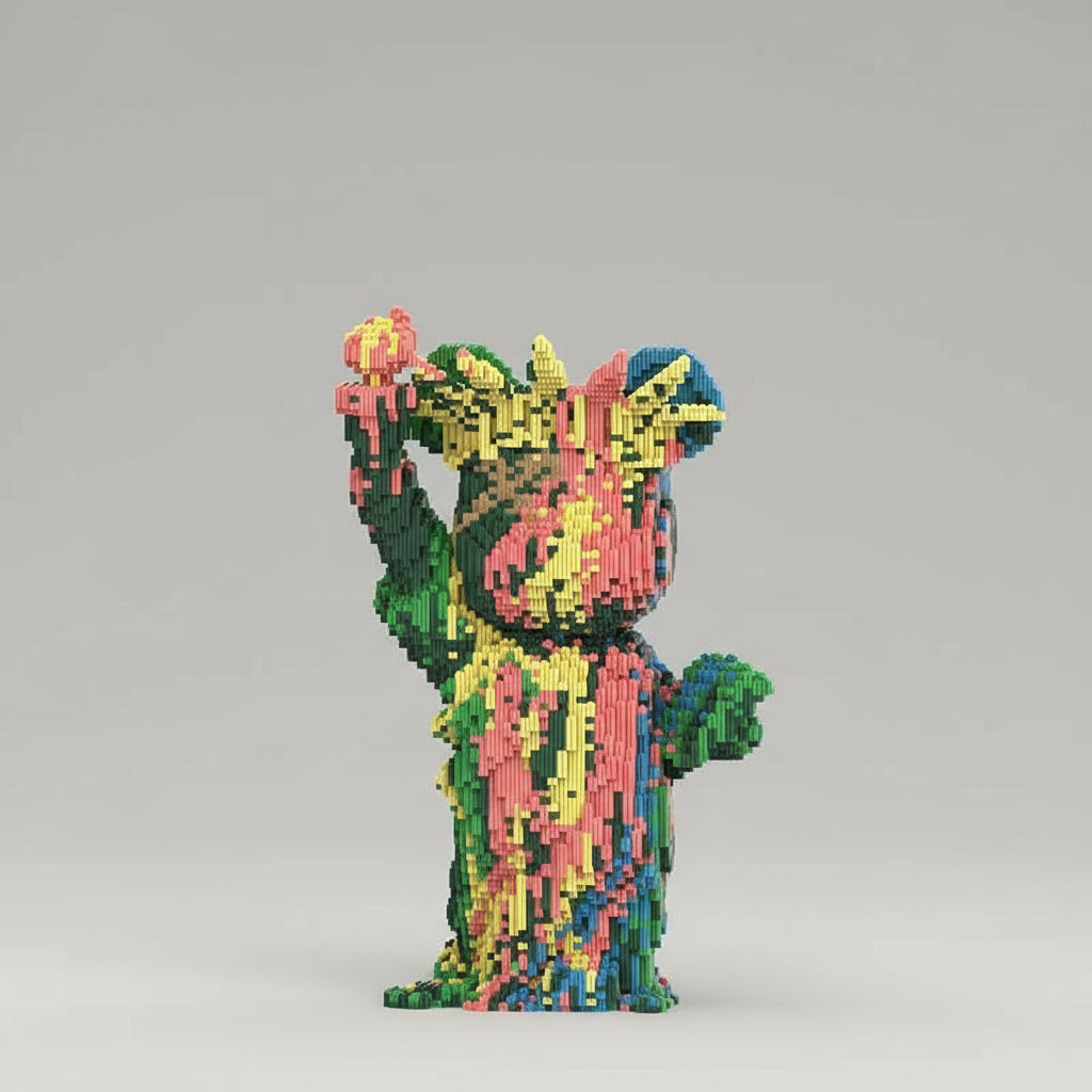 MEGA Beer vrijheidsbeeld | Bouwsteentjes