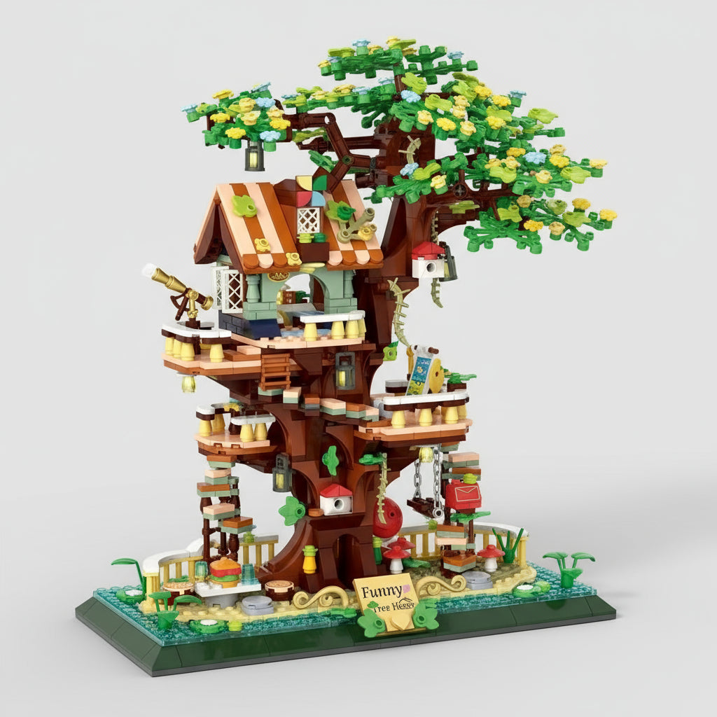 Creatieve boomhut | Bouwsteentjes