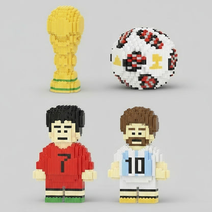 Voetbal set | Bouwsteentjes