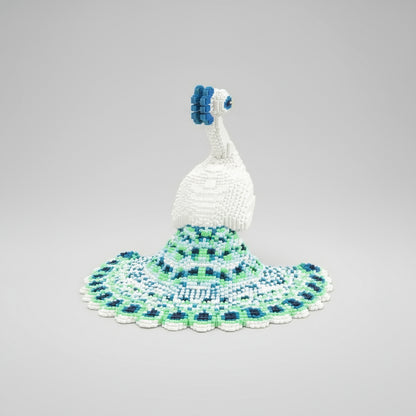 Witte pauw | Bouwsteentjes