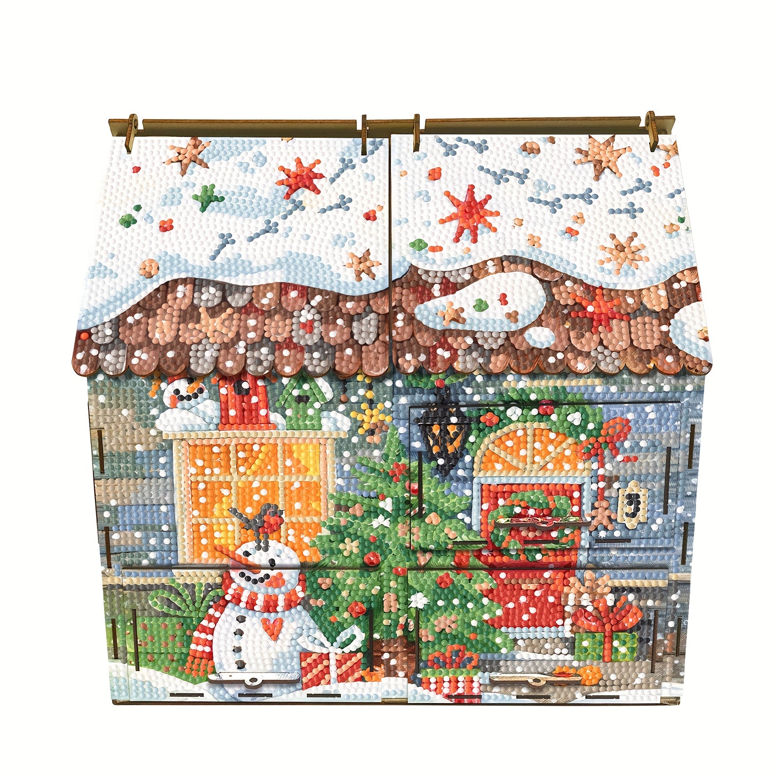 Huis met lades | Bouwpakket | Diamond painting