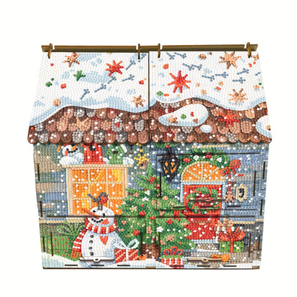 Huis met lades | Bouwpakket | Diamond painting