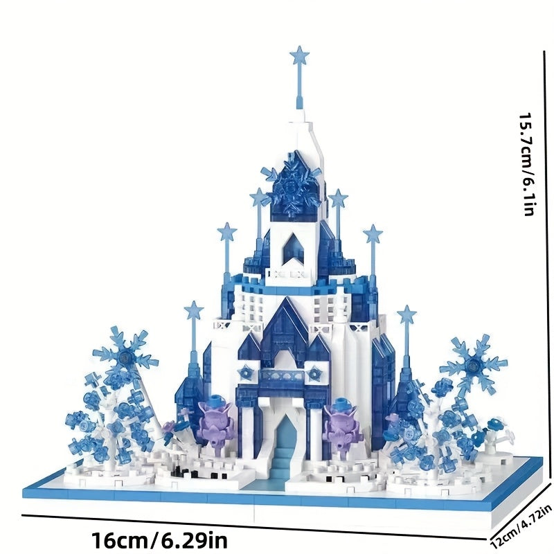 Wit sprookjes kasteel | Bouwsteentjes