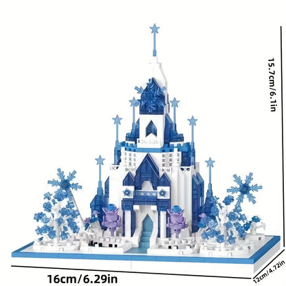 Wit sprookjes kasteel | Bouwsteentjes