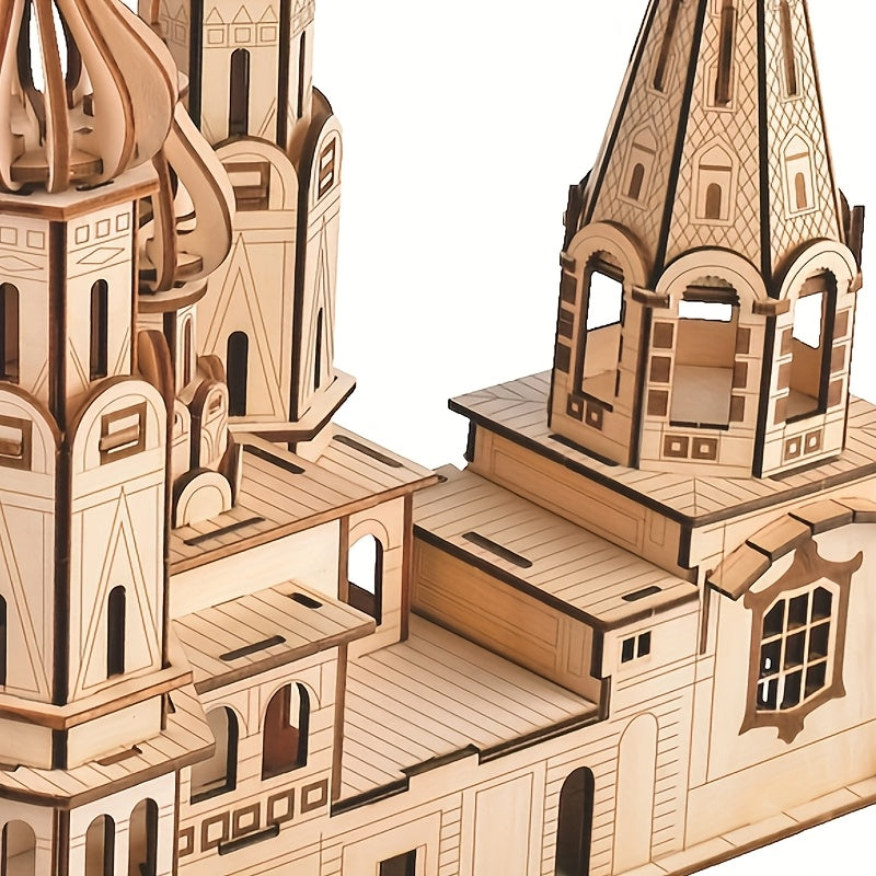 St. Basil'S Kathedraal | Houten Bouwpakket