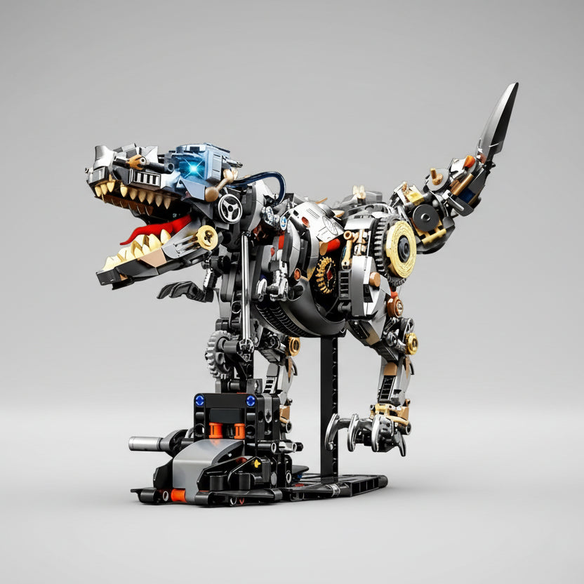 Bewegende Dino | Bouwsteentjes