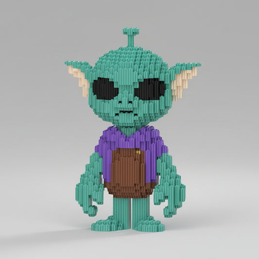 Schattig Ruimtewezen | Bouwsteentjes