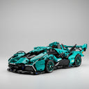 Blauwe superauto | Bouwsteentjes