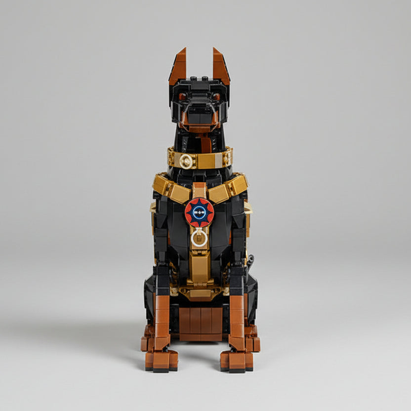 Politie hond | Bouwsteentjes
