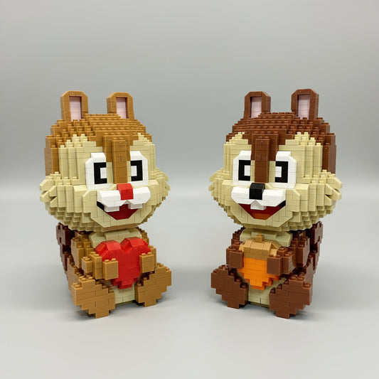 Eekhoorns met hart | Bouwsteentjes