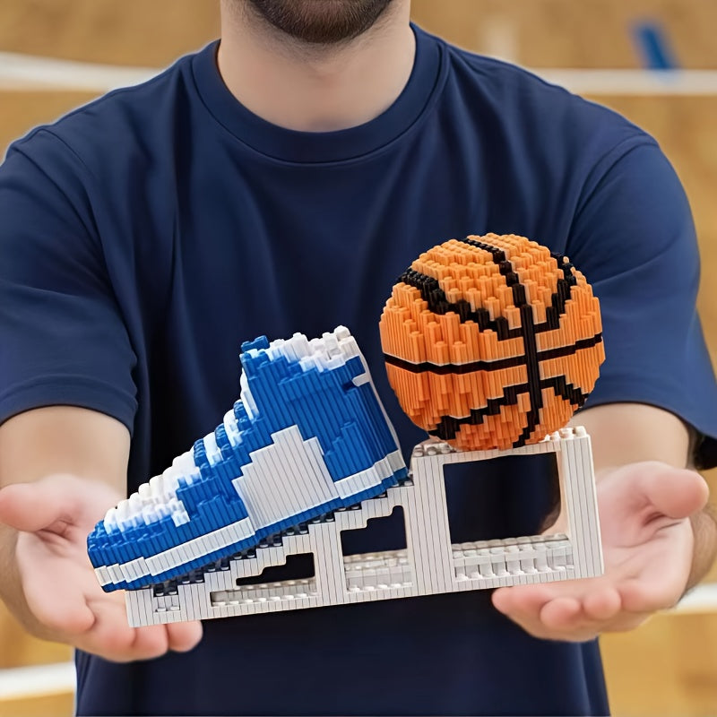 Basketbal schoen & bal | Bouwsteentjes