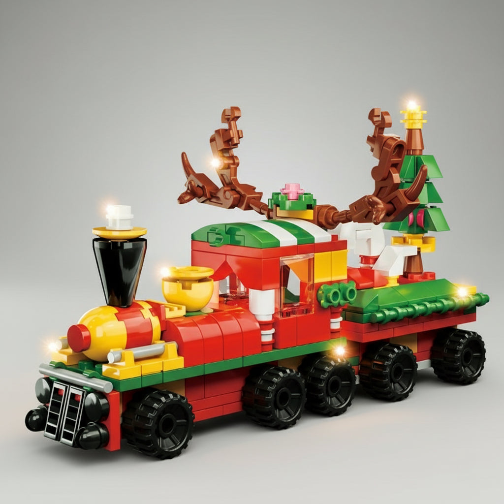Kerst Express Trein | Bouwsteentjes