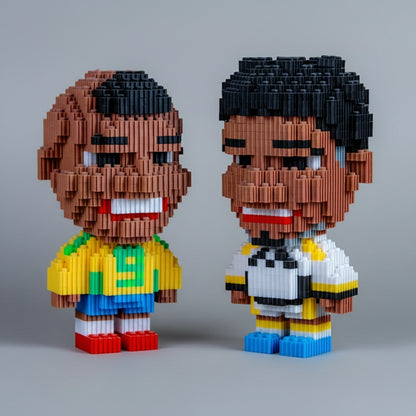 Voetballers | Bouwsteentjes