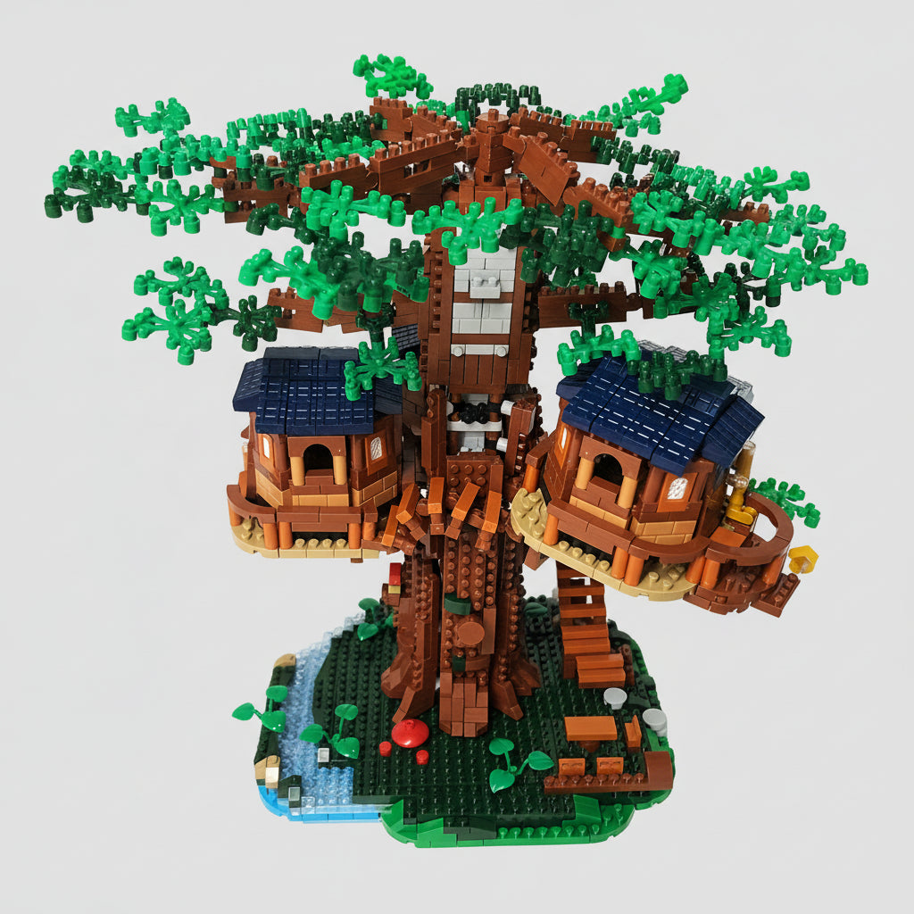 Boomhut Dorp | Bouwsteentjes