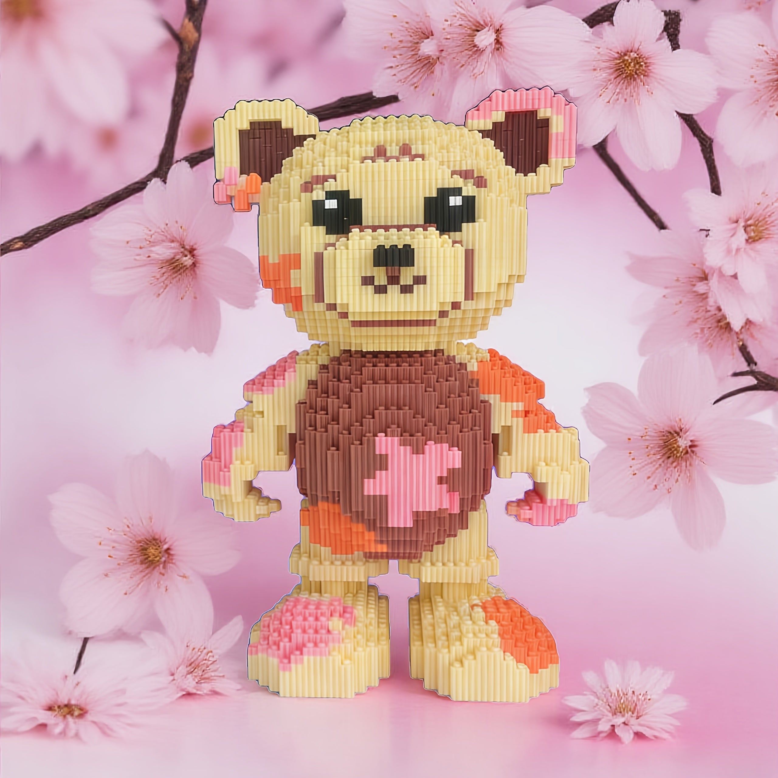 Meisjes teddybeer | Bouwsteentjes