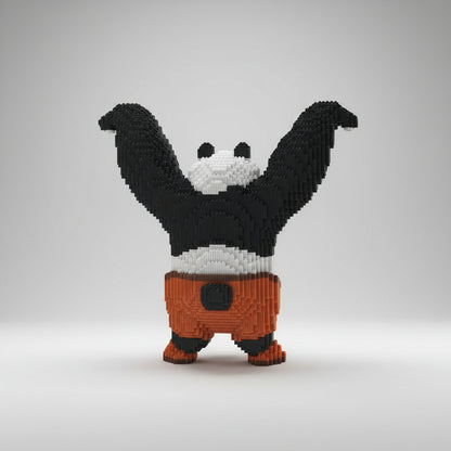 Kunfu panda | Bouwsteentjes