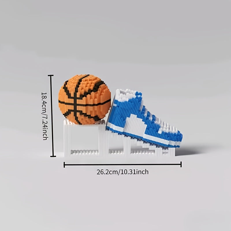 Basketbal schoen & bal | Bouwsteentjes
