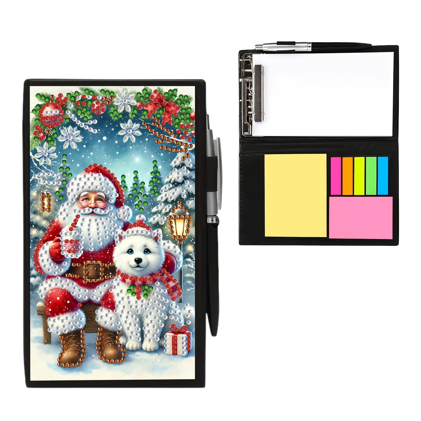 Kerstman | Notitieboek | Diamond painting