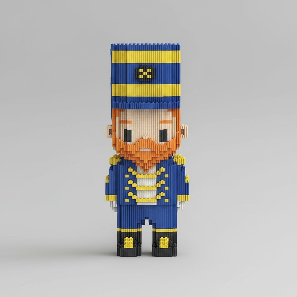 Blauwe Koninklijke Wacht | Bouwsteentjes