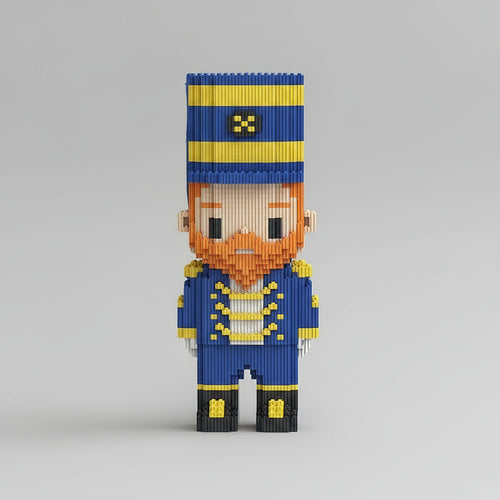 Blauwe Koninklijke Wacht | Bouwsteentjes