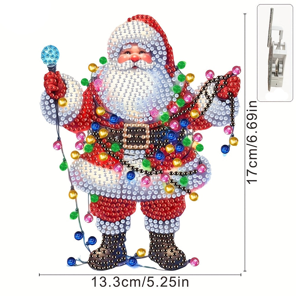 Bewegende kerstman | Diamond painting