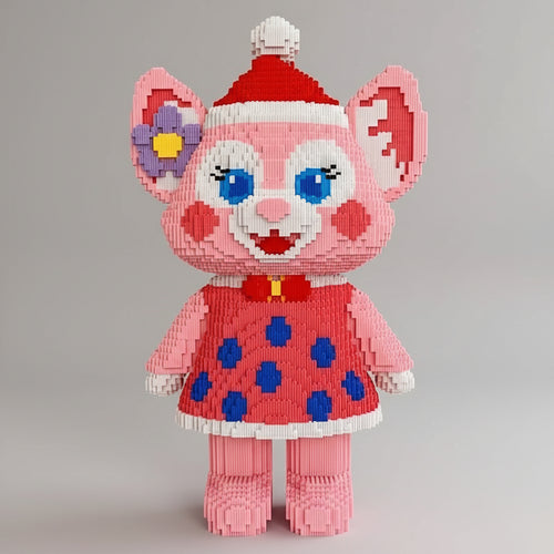 Vos met stippenjurk | Bouwsteentjes