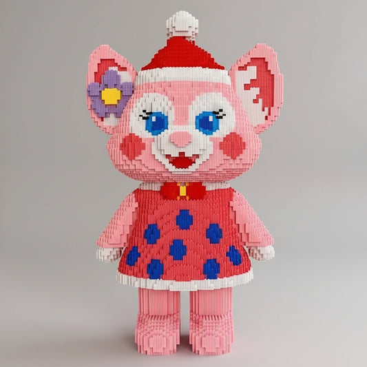 Vos met stippenjurk | Bouwsteentjes