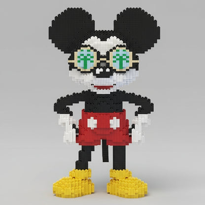 MEGA Muis met bril | Bouwsteentjes