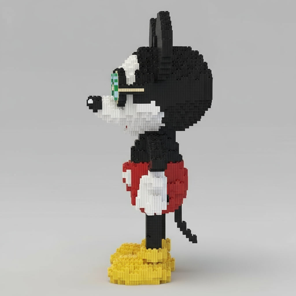 MEGA Muis met bril | Bouwsteentjes