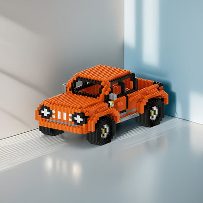 Oranje Truck | Bouwsteentjes