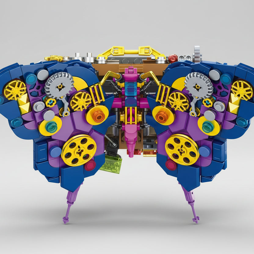 Bewegende Vlinder | Bouwsteentjes