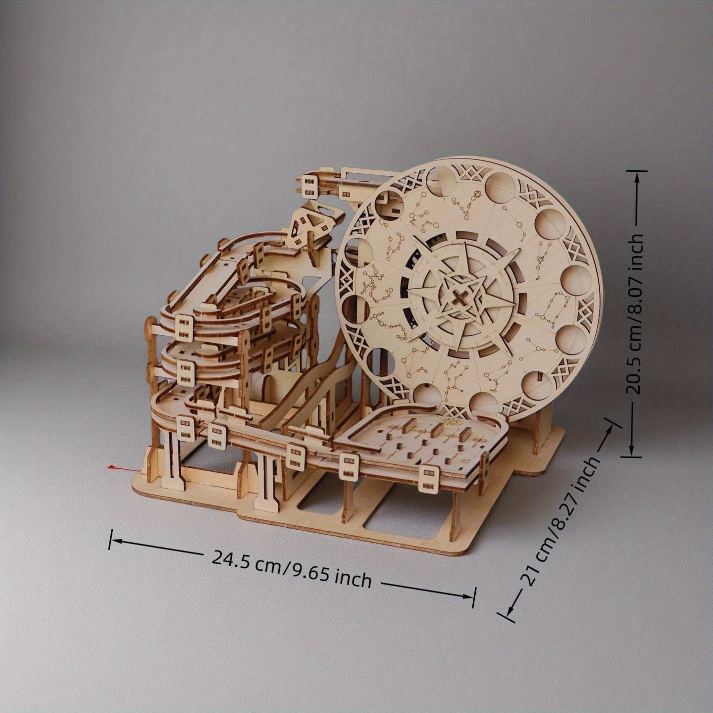 Mechanische Knikkerbaan | Houten Bouwpakket