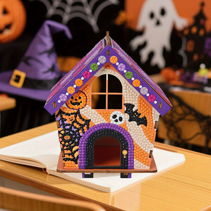 Halloween huisje | hanger | Diamond painting
