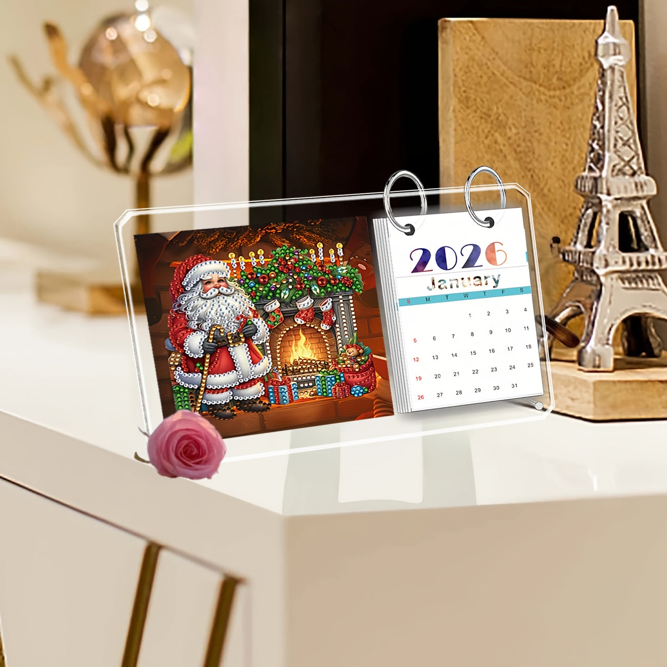 Kerstman | Staande kalender  | Diamond painting