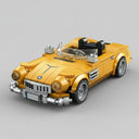 Gele cabrio | Bouwsteentjes