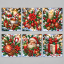 Diverse kerstkaarten | 6 stuks | Diamond Painting