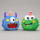 Grappige poppetjes | Bouwsteentjes